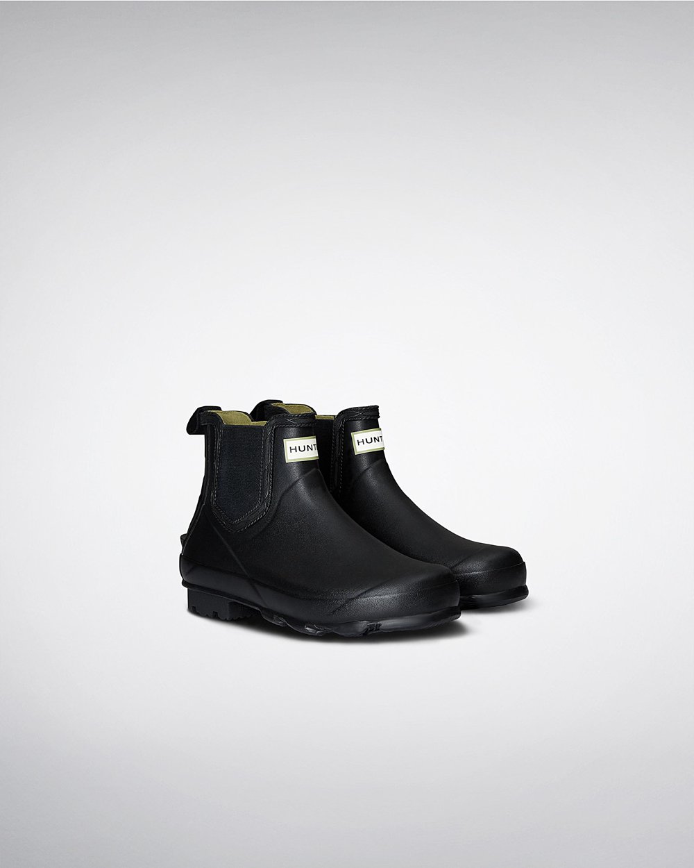 Hunter Hombre Norris Field - Botas Chelsea Negras - 340-LKEWGI